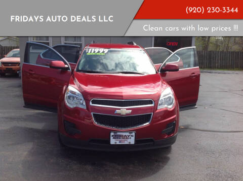 2013 Chevrolet Equinox for sale at Fridays Auto Deals LLC in Oshkosh WI