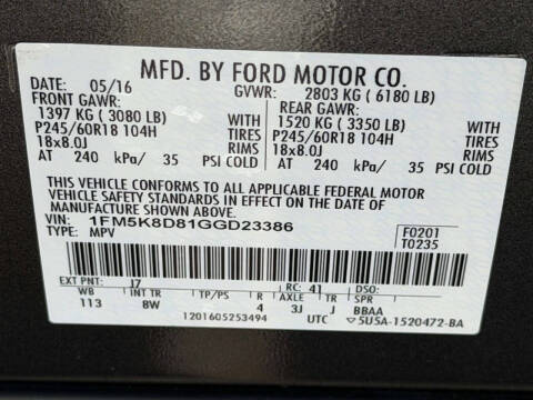 2016 Ford Explorer XLT