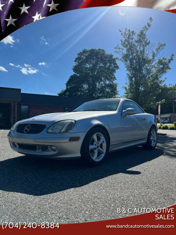 2001 Mercedes-Benz SLK for sale at B & C AUTOMOTIVE SALES in Lincolnton NC
