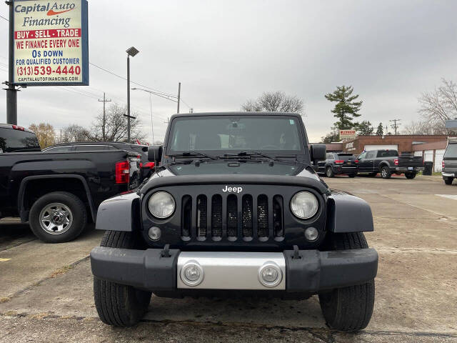 2014 Jeep Wrangler Unlimited for sale at Capital Auto Financing in Redford, MI