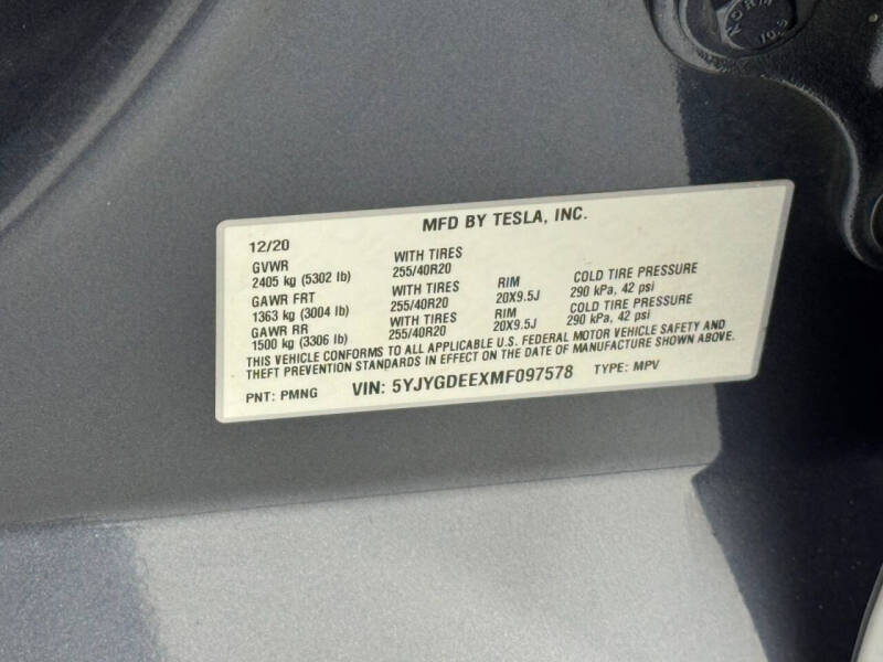 2021 Tesla Model Y Long Range
