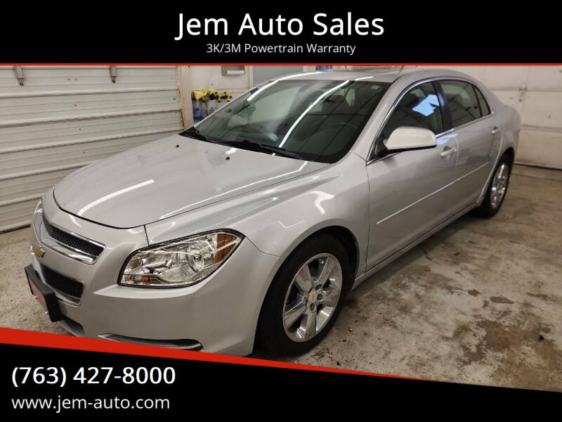 2010 Chevrolet Malibu for sale at Jem Auto Sales in Anoka MN