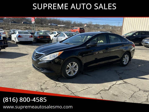2012 Hyundai Sonata for sale at SUPREME AUTO SALES in Grandview MO