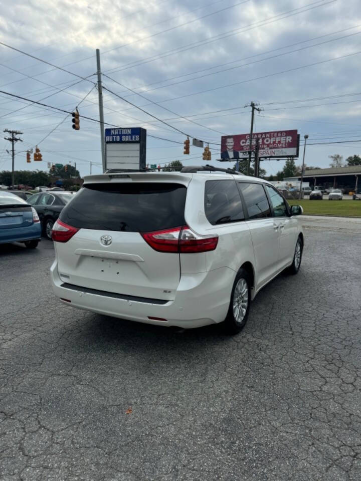 2015 Toyota Sienna for sale at Nation Auto Sales in Greensboro, NC