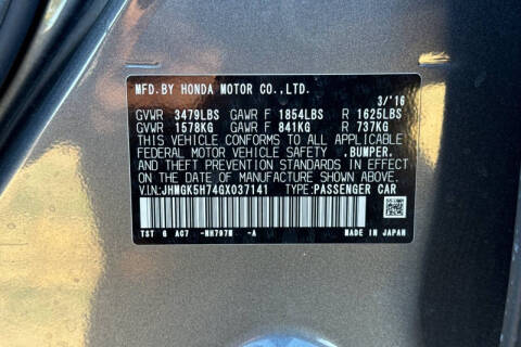 2016 Honda Fit EX