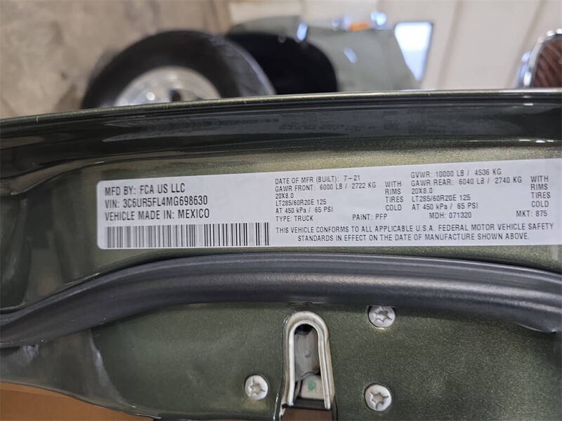 2021 RAM 2500 Laramie