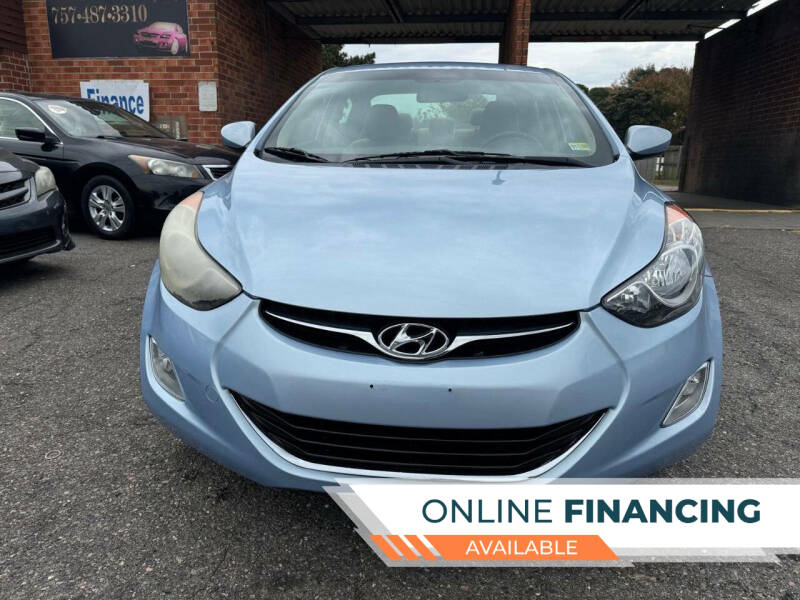 2013 Hyundai Elantra for sale at Aiden Motor Company in Portsmouth VA