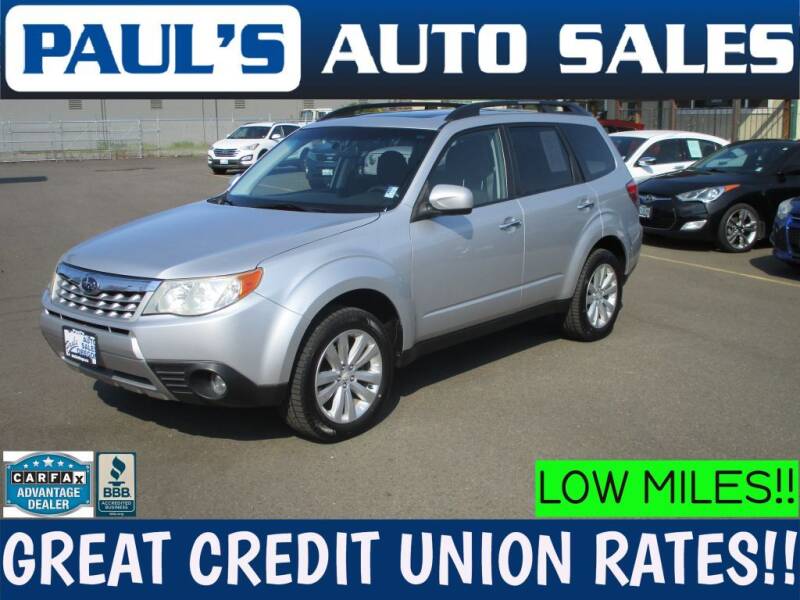 2011 Subaru Forester for sale at Paul's Auto Sales in Eugene OR