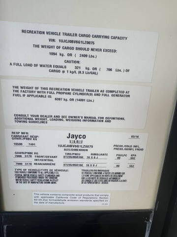 2016 Jayco 387RDFSLZ