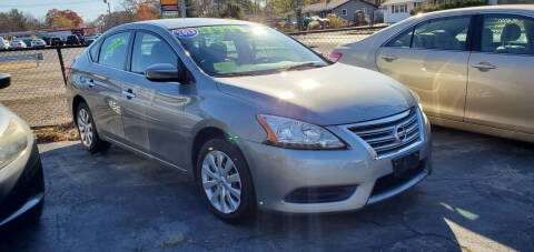 2013 Nissan Sentra for sale at Means Auto Sales in Abington MA