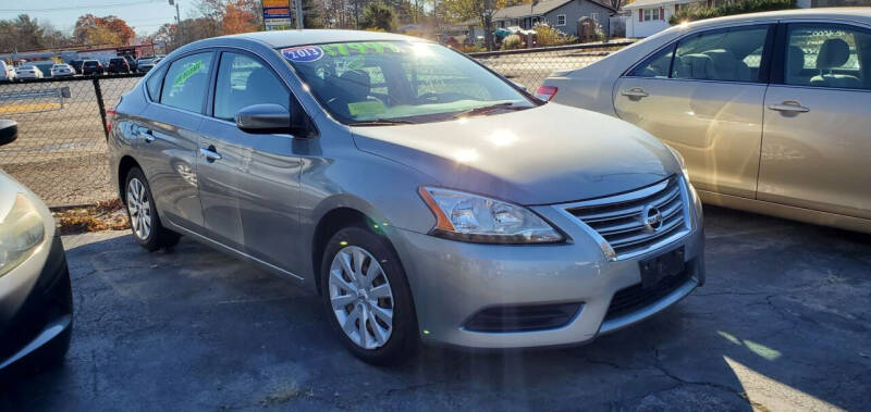 2013 Nissan Sentra for sale at Means Auto Sales in Abington MA