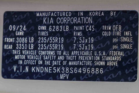 2025 Kia Carnival SX Prestige