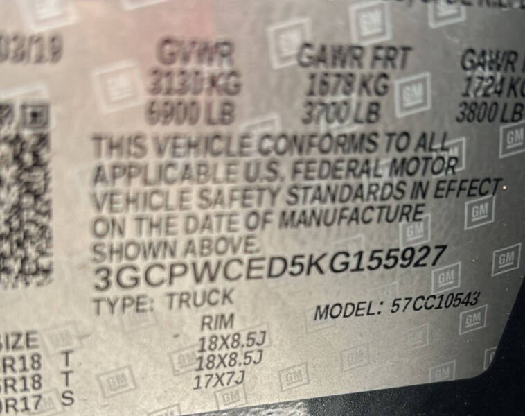 2019 Chevrolet Silverado 1500 LT