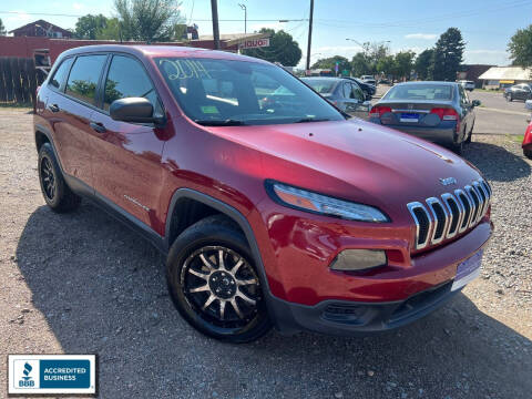 2014 Jeep Cherokee for sale at 3-B Auto Sales in Aurora CO