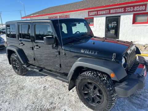 2018 Jeep Wrangler JK Unlimited for sale at Sarpy County Motors in Springfield NE