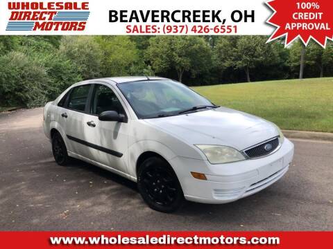 2006 Ford Focus for sale at WHOLESALE DIRECT MOTORS in Beavercreek OH