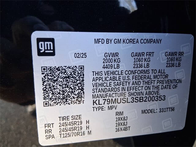 2025 Chevrolet TrailBlazer RS