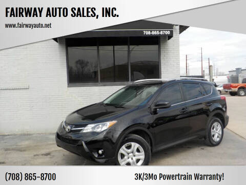2013 Toyota RAV4 for sale at FAIRWAY AUTO SALES, INC. in Melrose Park IL