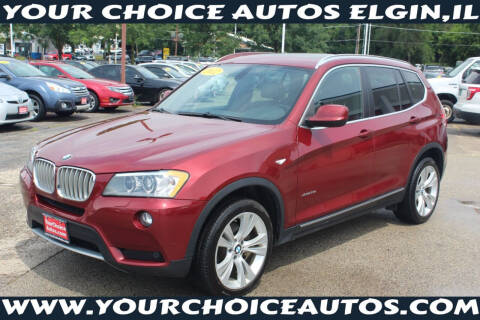 2012 BMW X3 for sale at Your Choice Autos - Elgin in Elgin IL