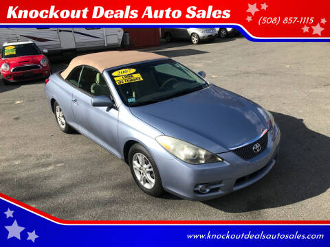 2007 Toyota Camry Solara for sale at Knockout Deals Auto Sales in West Bridgewater MA