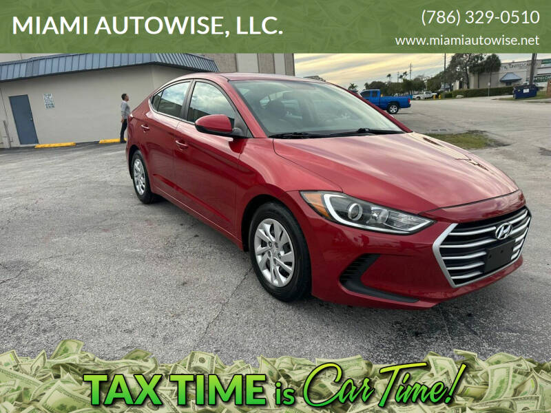 2017 Hyundai Elantra for sale at MIAMI AUTOWISE, LLC. in Miami FL