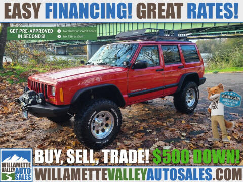 1999 Jeep Cherokee for sale at Willamette Valley Auto Sales in Springfield OR