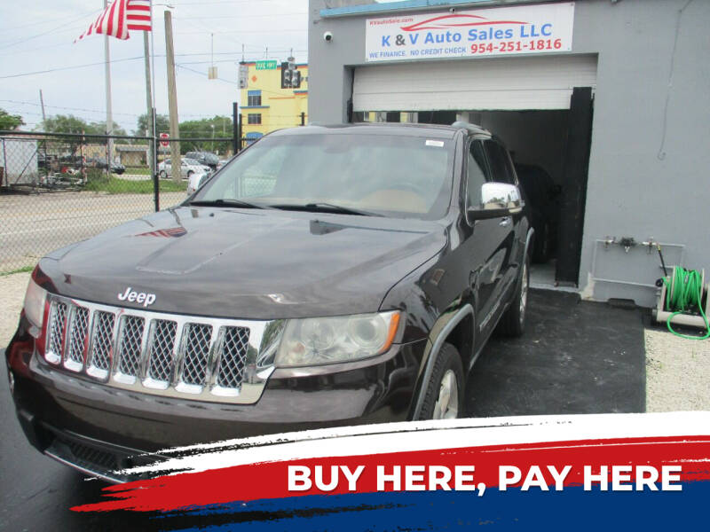 2011 Jeep Grand Cherokee for sale at K & V AUTO SALES LLC in Hollywood FL