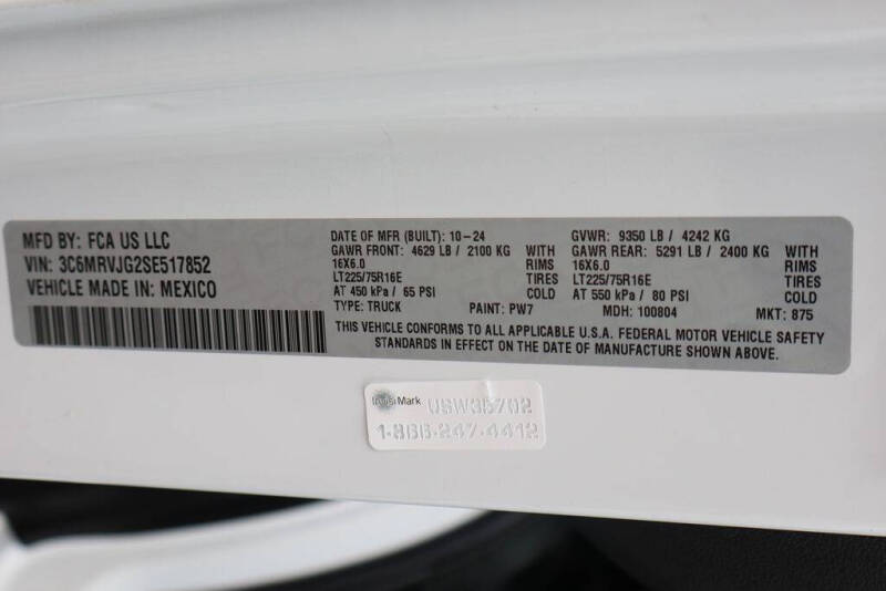 2025 RAM ProMaster