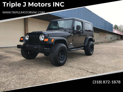 2006 Jeep Wrangler for sale at Triple J Motors INC in Mansfield LA