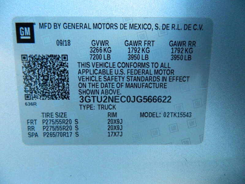 2018 GMC Sierra 1500