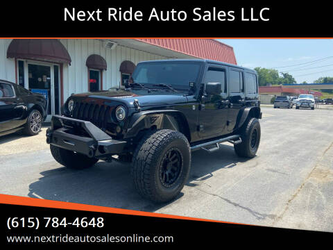 2013 Jeep Wrangler Unlimited for sale at Next Ride Auto Sales in Lebanon TN