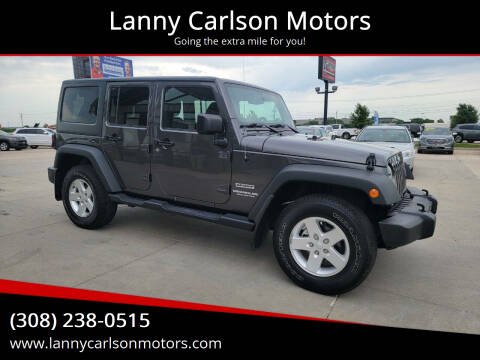 2017 Jeep Wrangler Unlimited for sale at Lanny Carlson Motors in Kearney NE