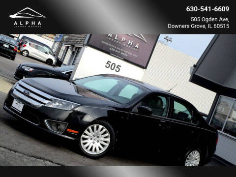 2010 Ford Fusion Hybrid for sale at Alpha Luxury Motors in Downers Grove IL