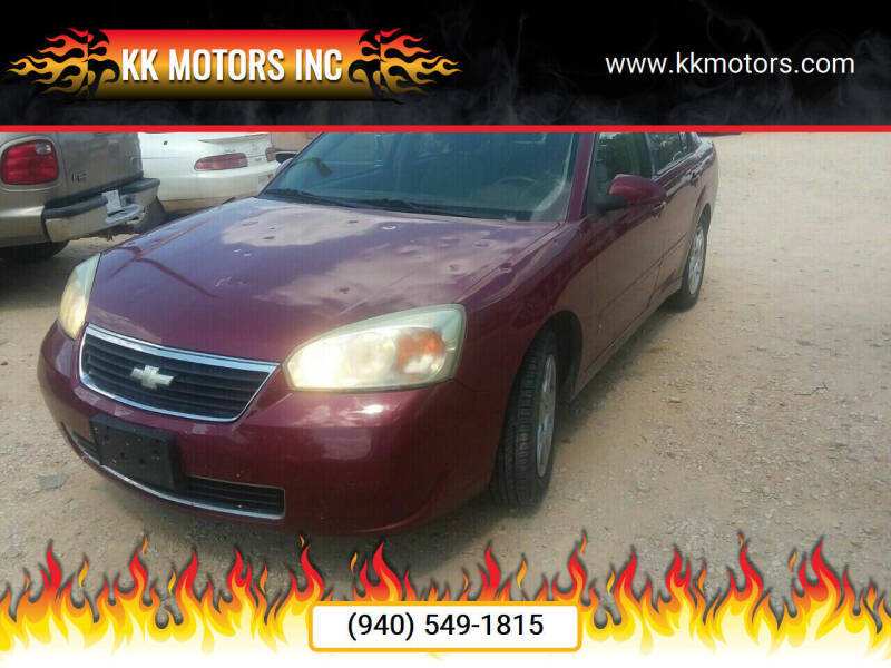 2007 Chevrolet Malibu for sale at KK Motors Inc in Graham TX