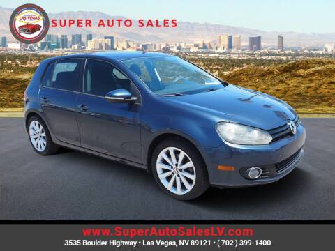 2012 Volkswagen Golf for sale at Super Auto Sales in Las Vegas NV