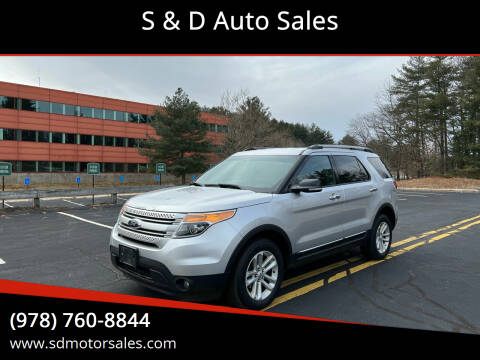 2013 Ford Explorer for sale at S & D Auto Sales in Maynard MA