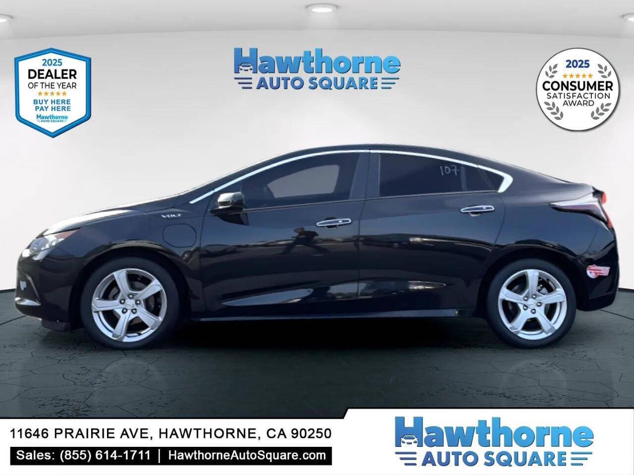Black 2018 Chevrolet Volt LT LT 4dr Hatchback 2