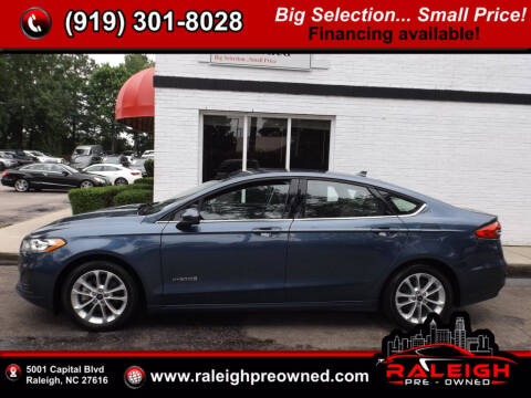 2019 Ford Fusion Hybrid for sale at Raleigh Pre-Owned in Raleigh NC