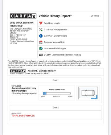 2022 Buick Envision Preferred