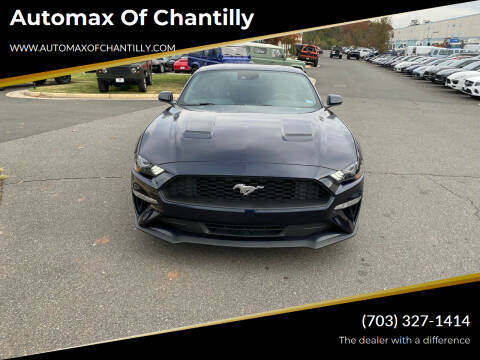 2021 Ford Mustang for sale at Automax of Chantilly in Chantilly VA