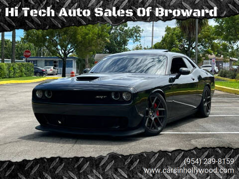 2015 Dodge Challenger for sale at Hi Tech Auto Sales Of Broward in Hollywood FL