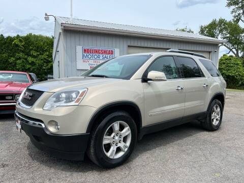 2009 GMC Acadia for sale at HOLLINGSHEAD MOTOR SALES in Cambridge OH