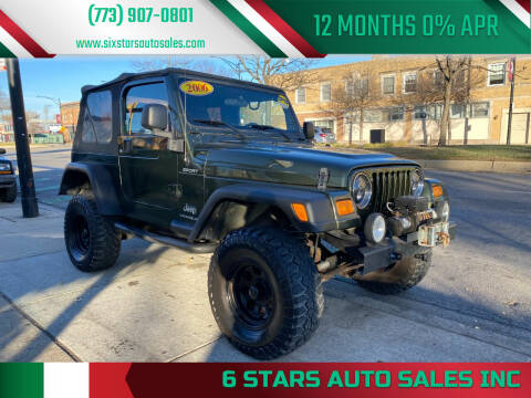 2006 Jeep Wrangler for sale at 6 STARS AUTO SALES INC in Chicago IL