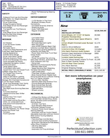 2014 Bentley Continental GT