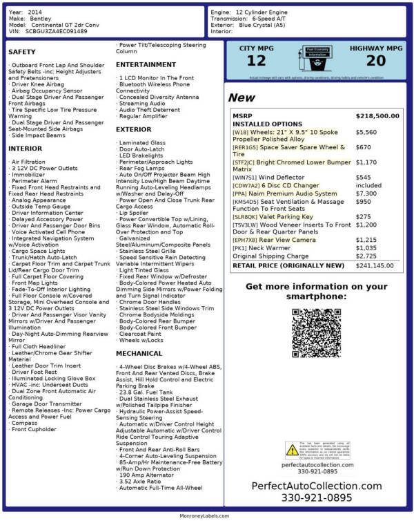 2014 Bentley Continental GT