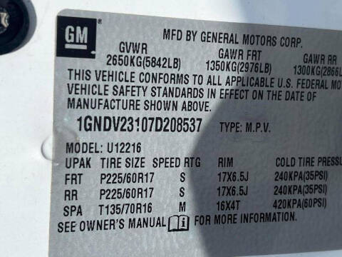 2007 Chevrolet Uplander LS