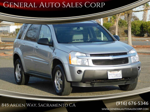 2005 Chevrolet Equinox for sale at General Auto Sales Corp in Sacramento CA