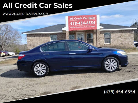 2014 Honda Accord for sale at All Credit Car Sales in Milledgeville GA