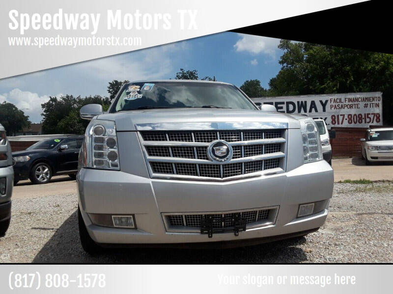 2011 Cadillac Escalade ESV for sale at Speedway Motors TX in Fort Worth TX