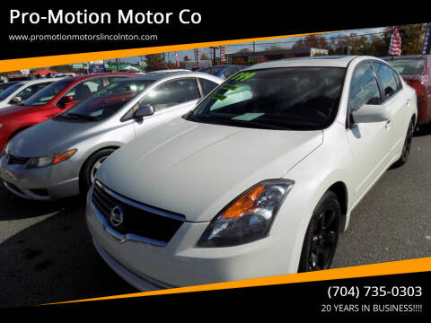 2009 Nissan Altima for sale at Pro-Motion Motor Co in Lincolnton NC
